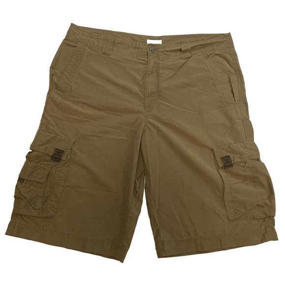 Columbia Other - Columbia mens Size 38X13 field gear cargo shorts brown outdoor Nylon Trail